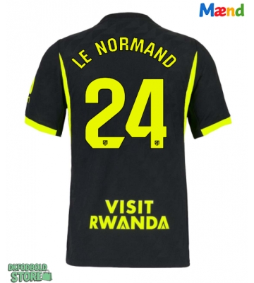 Atletico Madrid Robin Le Normand #24 Replika Udebanetrøje 2026-27 Kortærmet